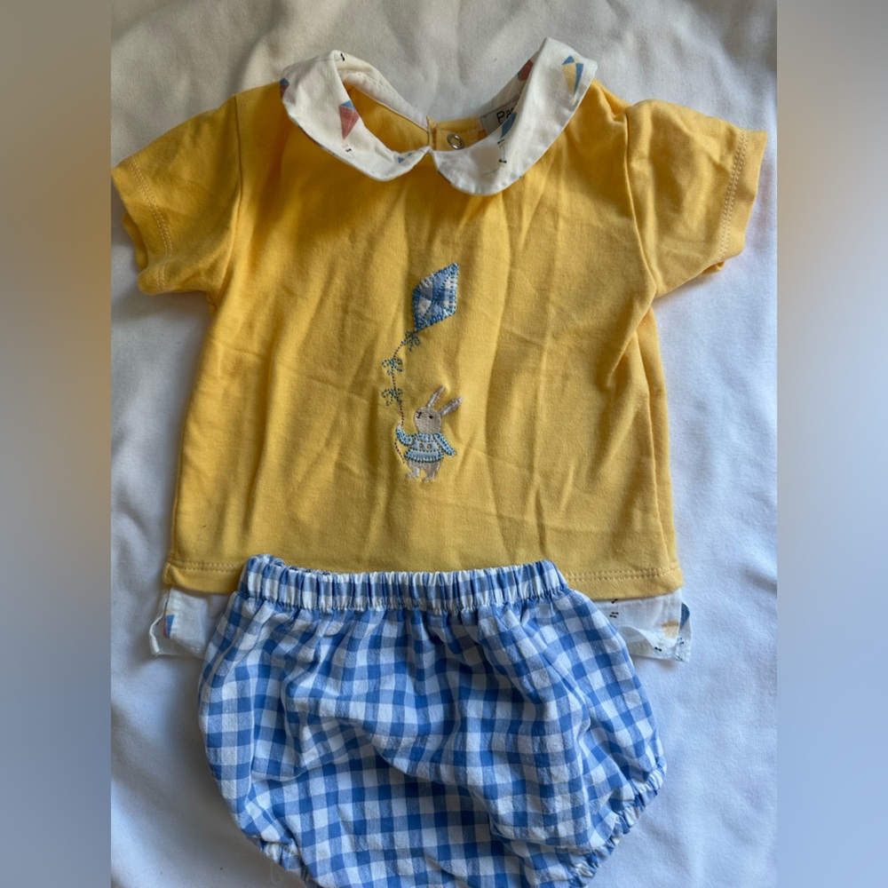 Yellow and Blue Kids Matching Set